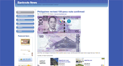 Desktop Screenshot of banknotenews.com